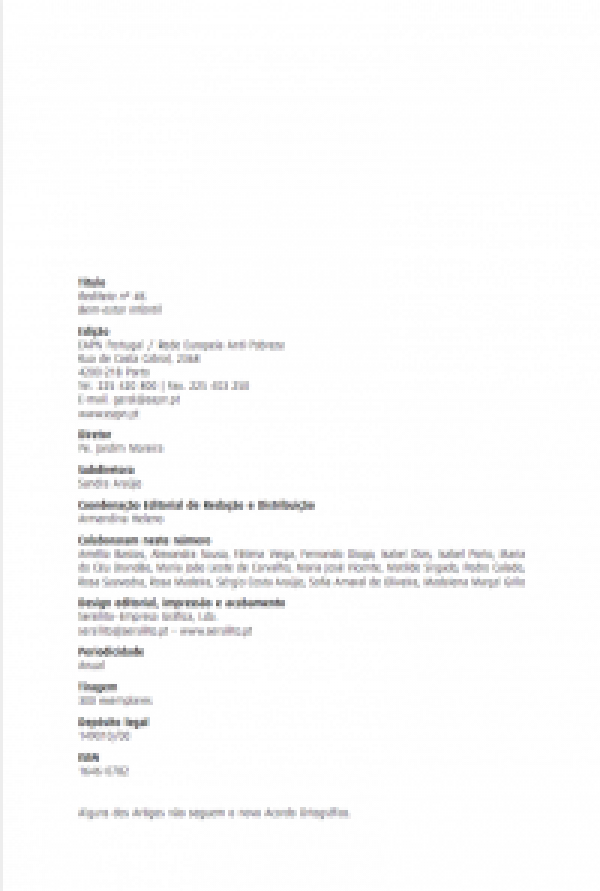 Rediteia nº 46. Bem-estar Infantil