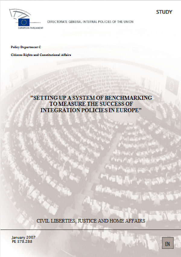 Setting up a system of benchmarking to measure the success of integration policies in Europe
