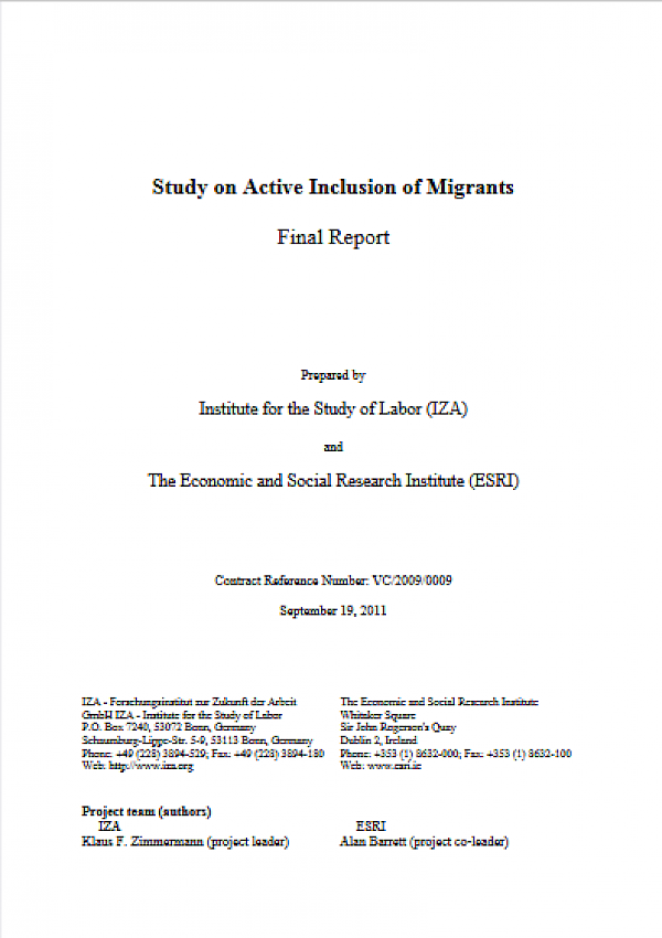 Study on Active Inclusion of Migrants