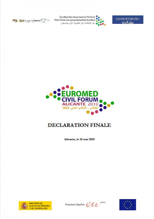 Euromed Civil Forum 2010