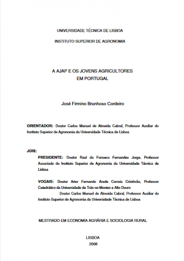 A AJAP e os jovens agricultores em Portugal