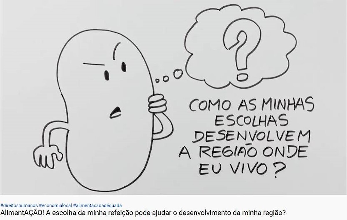 Campanha AlimentAÇÃO! - A escolha da minha refeição pode ajudar o desenvolvimento da minha região?