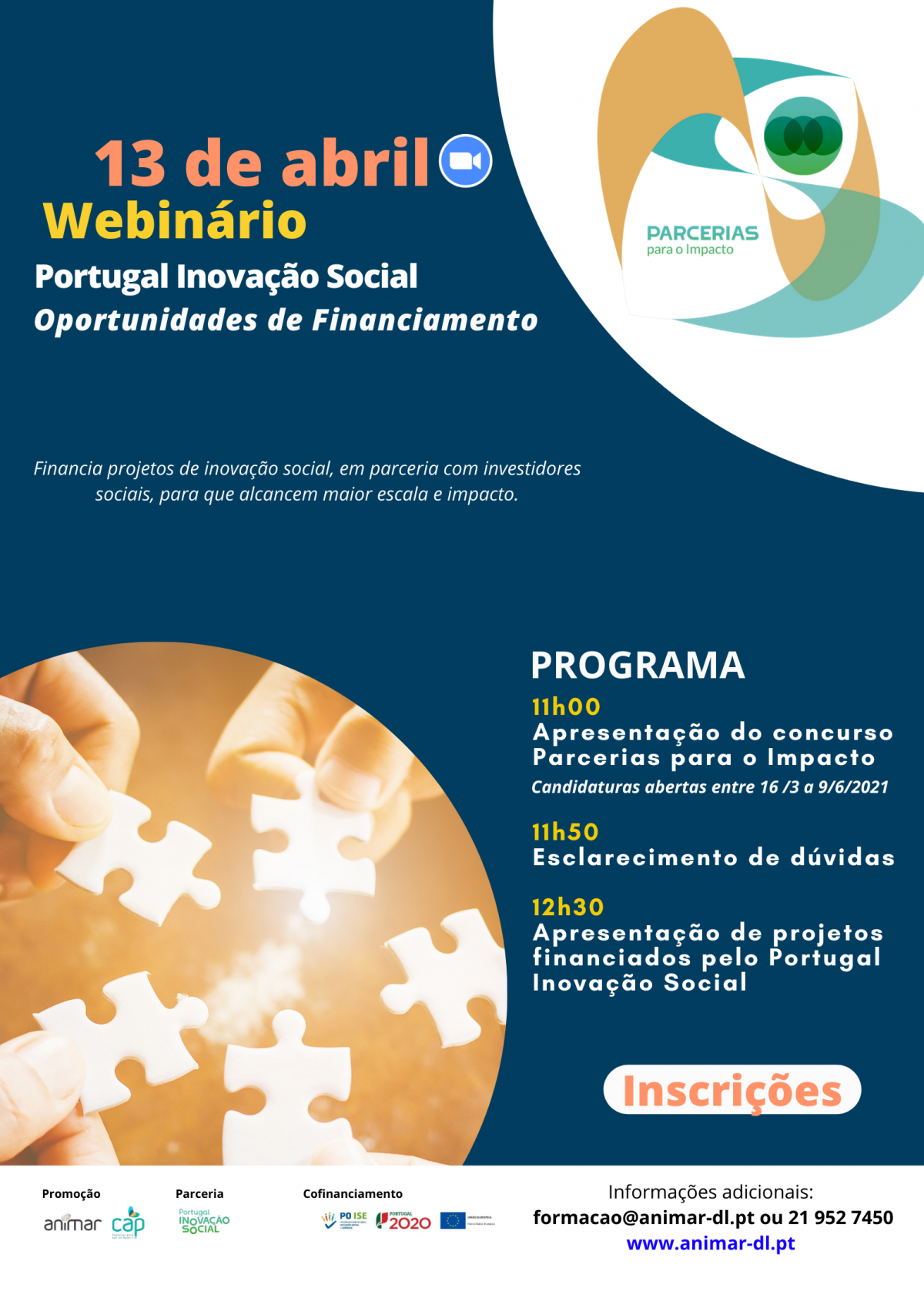 Animar promove sessão de esclarecimentos sobre oportunidades de financiamento