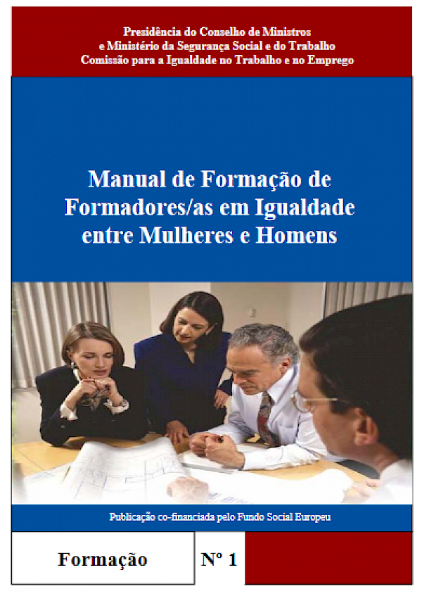 Manual de Formação de Formadores/as em  Igualdade de Oportunidades entre Mulheres e Homens