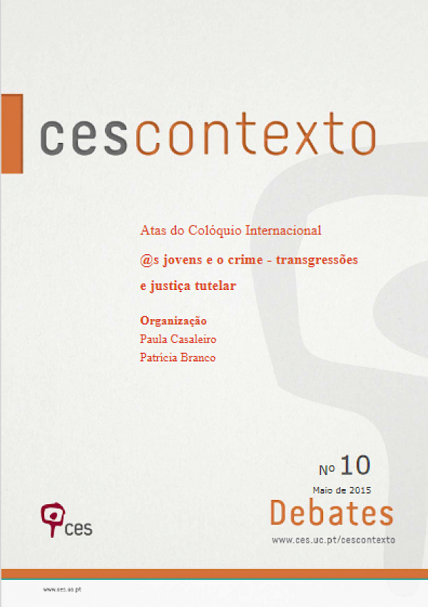 Atas do Colóquio Internacional @s jovens e o crime - transgressões e justiça tutelar