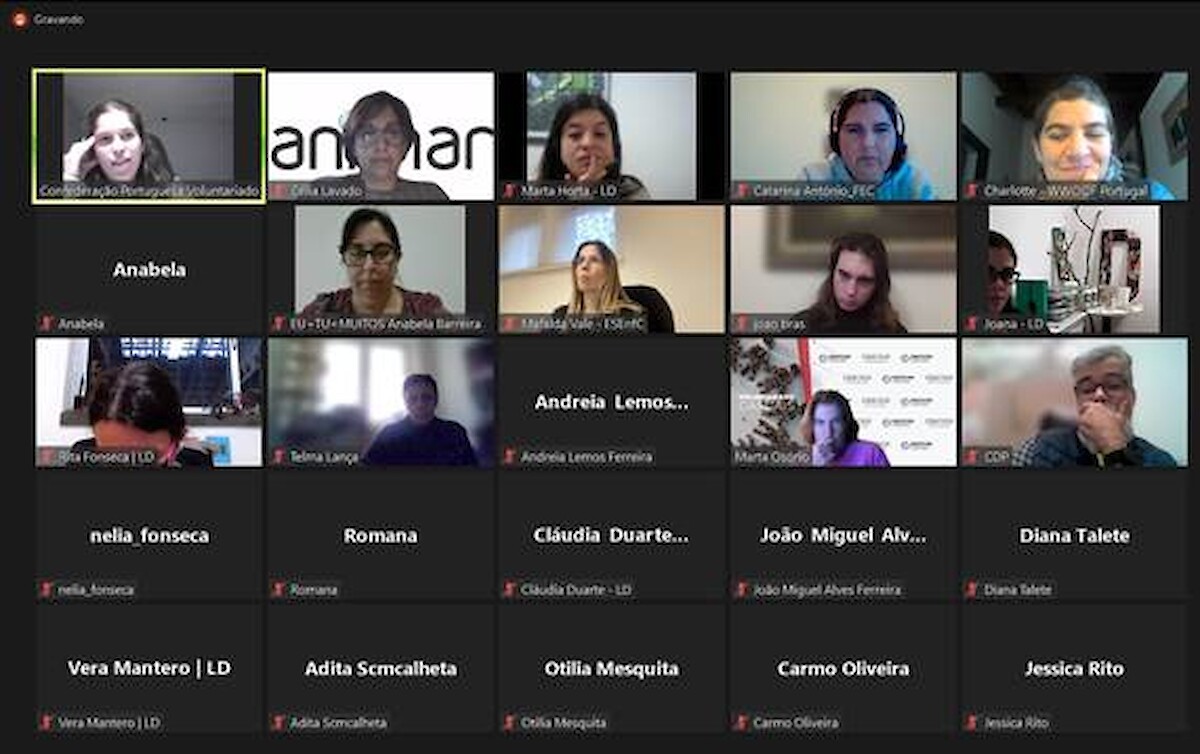 A ANIMAR participou no Webinar ‘Voluntariado Global’ | 7 de dezembro 2022 | Confederação Portuguesa de Voluntariado