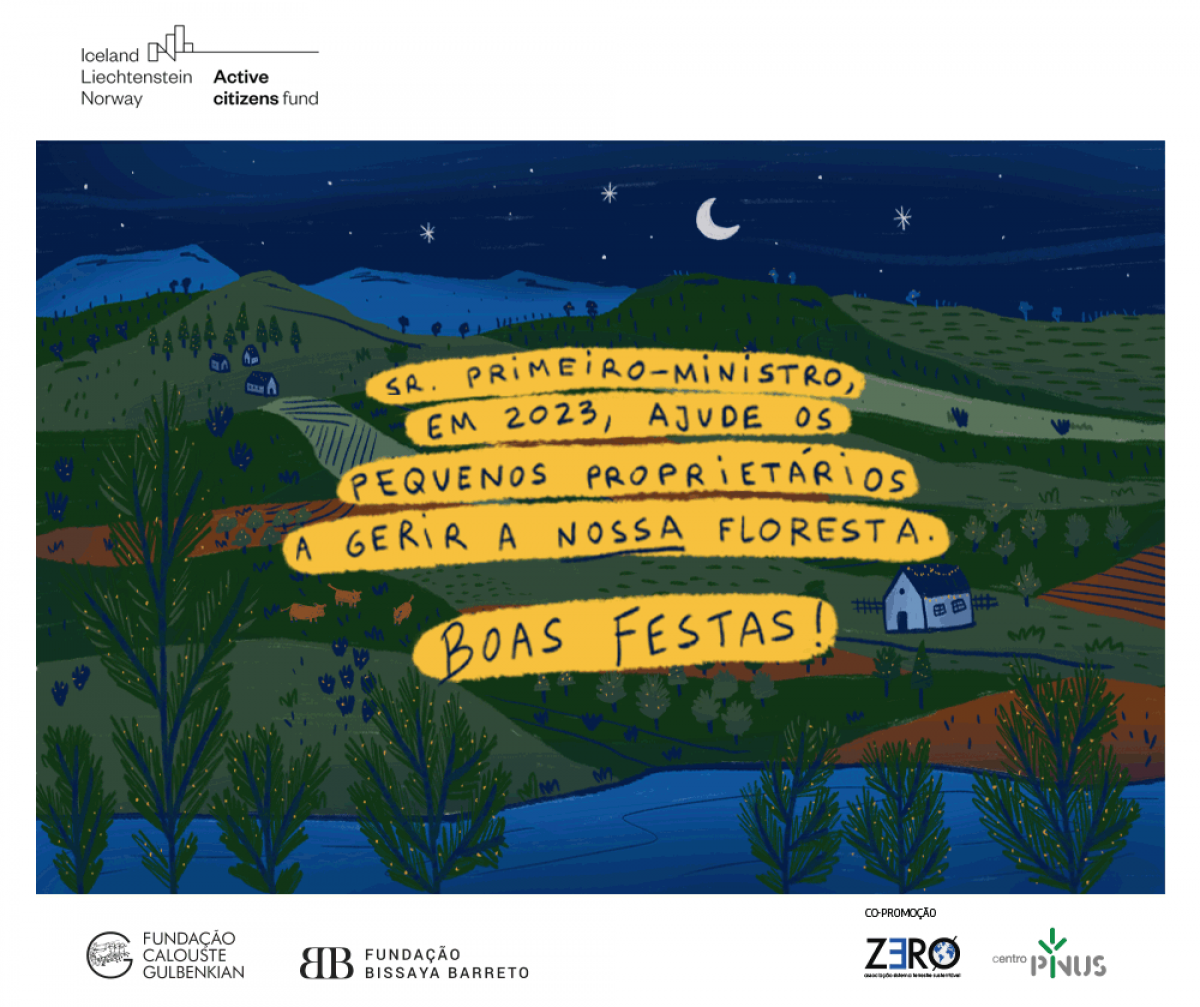 Participação em campanha de comunicação | “Cidadãos por uma Floresta Ativa em 2023” | Centro PINUS e a ZERO