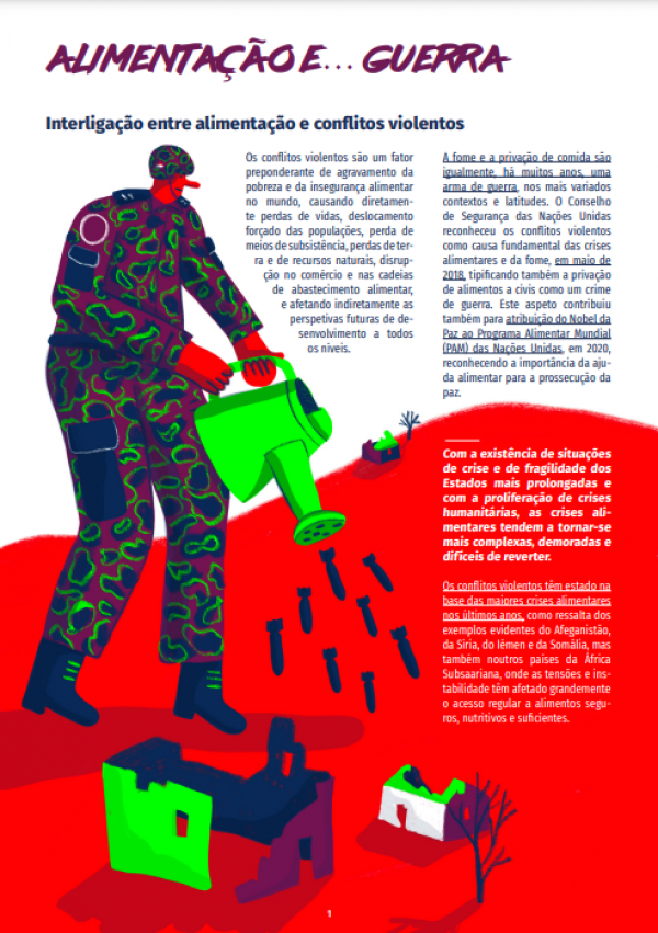 Alimentação e Guerra | Projeto Our Food Our Future | IMVF