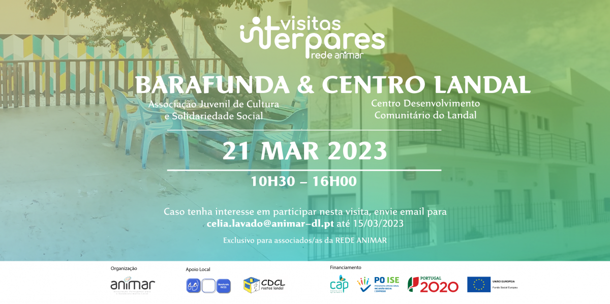 Visita InterPares à Associação Barafunda & CDCL- Centro Landal  | 21 de março 2023