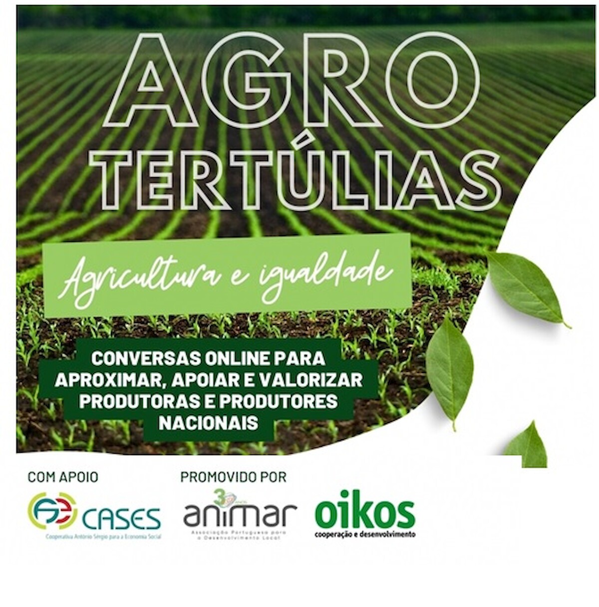 Agro-tertúlias: produção, meio rural e igualdade de género